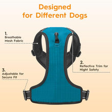 Load image into Gallery viewer, No Pull Dog Harness, No-Choke Soft Padded Reflective Dog Vest Harness with Front Clip &amp; Top Handle, 2 Quick-Release Buckles, Adjustable for Small Medium Large Dogs
