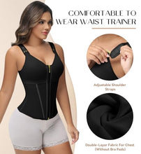 Load image into Gallery viewer, SHAPSHE Waist Trainer Corset for Women Tummy Control Body Shaper Vest-Black(Medium)
