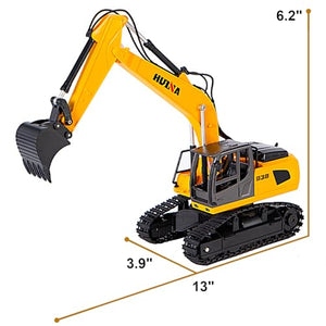 2-Set Alloy RC Truck Crawler Excavator 1/24, 9CH Semi-Trailer, 6CH Track Construction Engine Vehicle