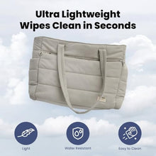 Load image into Gallery viewer, Rubyloo Puffer Dog Travel Bag for Dog Moms, Diaper Bag with Travel Bowls
