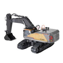 Load image into Gallery viewer, Remote Control Excavator Toy, 1:14 Scale Remote Control Digger with Metal Shovel, 22 Channel RC Excavator with Lights &amp; Sounds

