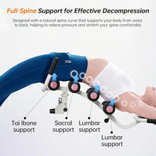 Load image into Gallery viewer, seanleecore Inversion Table for Back Pain Relief - 350lbs Capacity, Improve Posture and Spinal Health - Ideal for Home and Gym Use
