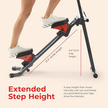 Load image into Gallery viewer, Sunny Health &amp; Fitness Smart Foldable Stair Climber with Balance-Assist Cords - SF-S025005
