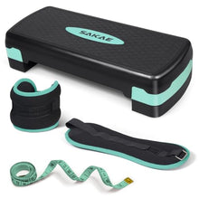 Load image into Gallery viewer, Adjustable Height Aerobic Stepper Set, Multiple Bundle Options
