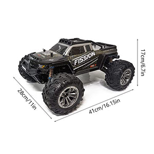 1:10 Scale 40+km/h High Speed Remote Control Car, 4x4 Large Electric Off Road RC Cars, Fast 2.4GHz All Terrain Toy Truck