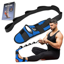 Load image into Gallery viewer, DMoose Fitness Foot &amp; Calf Stretcher with Adjustable Padded Stretching Strap for Plantar Fasciitis, Hamstring, Heel Spurs and Achilles Tendonitis Relief - Yoga Leg Stretch Strap for Flexibility
