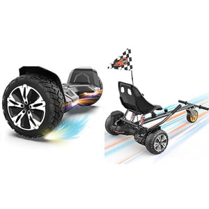 8.5 inch All Terrain Off Road Hoverboard with Seat Attachment
