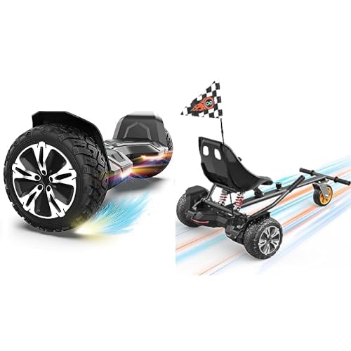 8.5 inch All Terrain Off Road Hoverboard with Seat Attachment