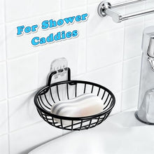 Load image into Gallery viewer, DOCMON 6 Pack Shower Caddy Adhesive Replacement, Extra Thick Bath Toy Storage Replacements, Waterproof Adhesive Hooks Strips for Kitchen Racks, Bathroom Storage, Shower Basket &amp; Soap Holder
