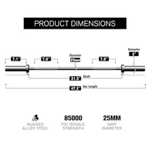 Load image into Gallery viewer, RitFit Barbell Weight Set - 4/6FT Olympic Barbell with Weight Plates (55-115LB Total) -  Hip Thrusts 4FT Silver Bar with 35LB Plates
