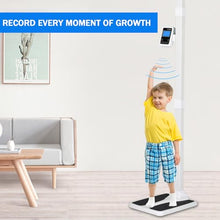 Load image into Gallery viewer, JJFFTAO,Professional Digital Physicians Scale，Ultrasonic Height and Weight Scale，Multifunctional Medical Measuring Scale for Weight and Height Measurement,Weight Capacity 440 lbs / 35.4”-78.7”
