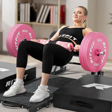 Load image into Gallery viewer, RitFit Barbell Weight Set - 4/6FT Olympic Barbell with Weight Plates (55-115LB Total)
