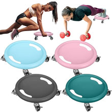 Load image into Gallery viewer, Seenelling 4 Pcs Abdominal Exercise Roller Wheel Abdominal Exercise Sliders for Core Workout
