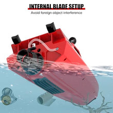 Load image into Gallery viewer, SVERTIBO RC Boat W/ 2.4GHz Remote Control, 2 Rechargeable Batteries &amp; LED Lights for Pool  (Red)
