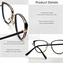 Load image into Gallery viewer, DOERAYMI Blue Light Glasses For Woman,Computer Blue Light Blocking Glasses,Fashion Accessories with Anti-Glare,UV Protection,Screen Fatigue Relief
