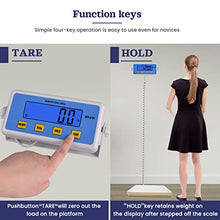 Load image into Gallery viewer, Tetuga Medical Scale - Heavy Duty 440 lb High Capacity Wrestling Scale for Body Weight with Easy to Read LCD Display Physician Scale, Professional Medical Grade Scale for Doctor Home Gym Office
