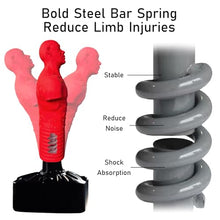 Load image into Gallery viewer, Punching Dummy, Durable Silicone Punching Bag with Large Stable Base for Adults &amp; Kids, Freestanding Training Target for Boxing, Taekwondo, MMA, Home Gym(Red)

