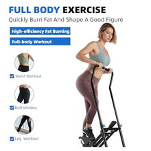 Load image into Gallery viewer, Stair Stepper with Resistance, Home Gym Stair Stepper, Folding Vertical Climber Cardio Exercise Machine, Stair Climber for Full Body Workout with Noise-Free Experience, Adjustable Handlebar &amp; Pedals
