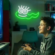 Load image into Gallery viewer, Officially Licensed Dog Man MOLLY LED Neon Sign – Vibrant Kids’ Bedroom &amp; Game Room Wall Decor, Safe Movie-Themed Gift for Fans Christmas/Birthday (16x9.6 Inches)
