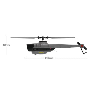 Scout Drone with 1080P Camera, Military Remote Control Helicopter, 2.4G Aerial Vehicle Reconnaissance, Take Off/Landing, 6-Axis Gyro