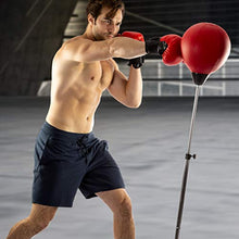 Load image into Gallery viewer, TechTools Punching Bag with Stand, Boxing Bag for Teens &amp; Adults - Height Adjustable - Speed Bag for Training, Boxing Equipment, Stress Relief &amp; Fitness
