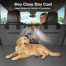 Load image into Gallery viewer, JKLESA Hard Bottom Dog Car Seat Cover, 52"×65", Waterproof PU Leather
