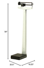 Load image into Gallery viewer, Health o meter Professional 400KL Mechanical Beam Medical Scale Physician Balance, Alloy Steel, White
