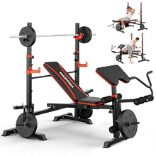 Load image into Gallery viewer, MAIDOMA 1500LB 8 IN 1 Weight Bench with Leg Extension
