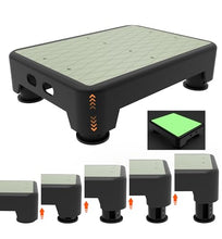 Load image into Gallery viewer, LIFTOZA 5-Level Adjustable Step Stool, Noctilucent Bedside Step, 700 LBS Capacity Safety Step Platform, Indoor and Outdoor Foot Stool for Seniors and Kids, Wide Step Stools Elderly Assistance at Night
