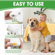 Load image into Gallery viewer, RAGOD Dog Calming Diffuser - Pheromone Dog Peeing Diffuser, 1 Plug in+ 1 Pack 45ml Trial Pack Dog Anxiety Relief Up to 30 Days
