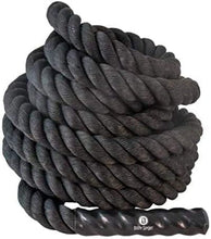 Load image into Gallery viewer, Body Sport Battle Rope, 40 ft. Long, 2 in. Diameter - Strong, Poly-Twine Training Cord for Indoor &amp; Outdoor Use - Home Fitness &amp; Gym Equipment

