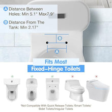 Load image into Gallery viewer, Toilet Safety Rails for Seniors（520lbs), Adjustable Toilet Handle for The Elderly and Disabled
