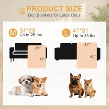 Load image into Gallery viewer, Gowyeg Dog Blankets 3 Pack for Large Medium Pet Cat, Soft Fuzzy Washable Blanket, 41 x 31 inch, Dog Blanket for Dogs Kennels &amp; Beds, Sofas, Furniture, Gifts Puppy Essentials, Black/Brown/Gray
