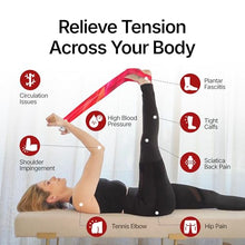 Load image into Gallery viewer, CastleFlexx Mobility and Full Body Strengthening Device | Non-Elastic Stretch Strap with Natural Premium Cork Handles for Stretching, Exercise, Physical Therapy, and Yoga
