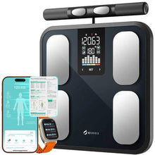 Load image into Gallery viewer, CLORIS 8 Electrodes Digital Smart Scale FSA&amp;HSA Eligible for Body Weight Fat Accurate BMI Muscle Mass Body Composition Measurement Health Analyzer with App Bluetooth
