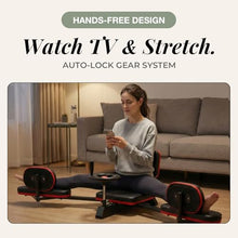 Load image into Gallery viewer, Vohala Heavy Duty Leg Stretcher, 400LBS Leg Stretch Machine, Steel Frame Equipment Splits Machine, Improve Flexibility Training Machine for Home Gym Split and Fitness (Black-Red)
