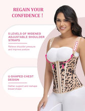 Load image into Gallery viewer, SHAPSHE Waist Trainer for Women, Tummy Control Sports Girdle,  Khaki-classic - Medium
