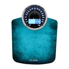 Load image into Gallery viewer, EILISON Highly Advance 2-in-1 Digital &amp; Analog Weighing Scale for Body Weight-400lbs, 4 High Precison GX Sensor Accurate, Thick Tempered Glass, Extra Large Display (Blue)
