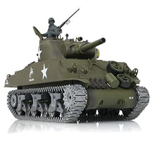 Load image into Gallery viewer, Heng Long US in Stock, 1/16 Customized Pro Version 7.0 M4A3 Sherman RC Tank 3898 Barrel Retractable Idle Smoking
