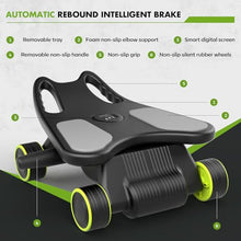 Load image into Gallery viewer, Ab Roller with Elbow Support, Ab Roller Board Core Workout Machine with 4 Wheels, Mini Pilates Reformer Equipment
