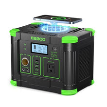 Load image into Gallery viewer, GRECELL 330W Portable Power Station 288.6Wh Solar Generator
