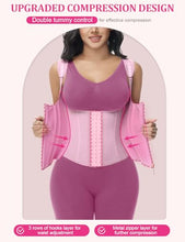 Load image into Gallery viewer, SHAPSHE Waist Trainer for Women, Tummy Control Sports Girdle, Pink-short Torso - Small
