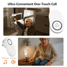 Load image into Gallery viewer, Emergency Alert Toilet Safety Rails for Seniors (665lbs), Adjustable LED Toilet Frame with Call Bell &amp; Handles for Elderly, Foldable Handicap Toilet Aid Support for Most Toilets, Stand Up Assist
