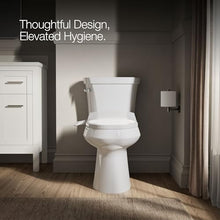 Load image into Gallery viewer, Kohler PureWash M250 Manual Elongated Bidet Toilet Seat, White, Quiet-Close Lid Prevents Slamming, Cool Water, Easy Installation with Quick-Release Hinges, Adjustable Spray Position &amp; Pressure
