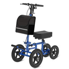 Load image into Gallery viewer, Fvzzin All Terrain Knee Scooter for Adults, Foldable Rolling Knee Scooter with DIY Stickers &amp; Shock Absorber, Steerable Knee Walker for Broken Foot, Ankle Injuries &amp; Surgery, Better Crutch Alternative
