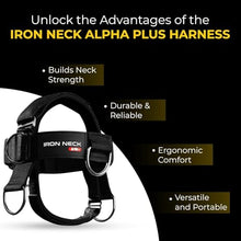 Load image into Gallery viewer, Iron Neck Neck Trainer, Exerciser, &amp; Strengthener with Adjustable Head and Chin Strap - Portable Head Harness for Weight Lifting, Home, &amp; Gym Use - Exercise &amp; Workout Equipment (Rafa, Red)
