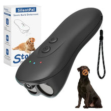 Load image into Gallery viewer, SILENTPAL Dog Bark Deterrent Device,Anti-Barking Device,Up to 15Ft Long Range &amp; Rechargeable Bark Control,Stop Barking Dog Devices,Safe for Dogs Training,Indoor &amp; Outdoor（Black）
