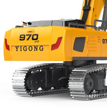 Load image into Gallery viewer, KidsFaves Pro-Grade Remote Control Excavator for Adult Metal Micro-Scale RC Construction Model with Leadscrew Digging System, Dual Battery Includes Portable Carry Case
