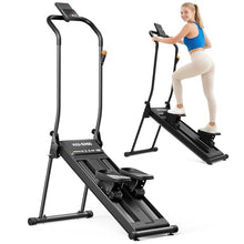 Load image into Gallery viewer, HXD-ERGO Stair Stepper for Home, 6-Level Magnetic Resistance Stepper Machine with Incline Modes &amp; LCD Monitor, 330LBS Capacity Quiet Stair Climber, Steppers for Exercise at Home, Stair Master Workout
