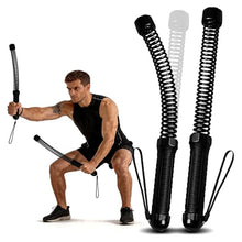 Load image into Gallery viewer, Weighted Ropeless Battle Rope, Heavy Duty Battle Sticks, Portable Fitness Equipment for Home Gym, HIIT, Cardio &amp; Full Body Strength Training for Men &amp; Women
